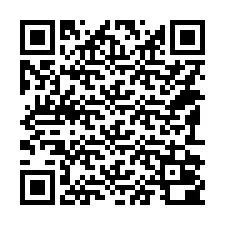 QR-code voor telefoonnummer +14192000014