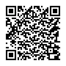 QR kód a telefonszámhoz +14192000018