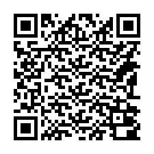 Kod QR dla numeru telefonu +14192000025