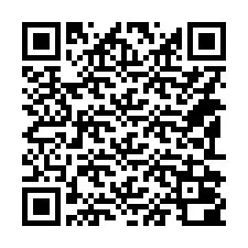 QR kód a telefonszámhoz +14192000033