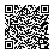 QR kód a telefonszámhoz +14192000035