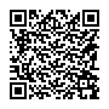 QR-code voor telefoonnummer +14192199752