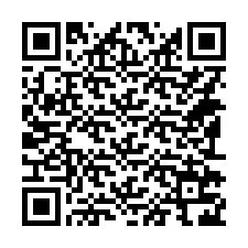 QR kód a telefonszámhoz +14192726496