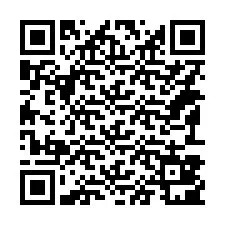 QR Code สำหรับหมายเลขโทรศัพท์ +14193801405