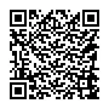 QR kód a telefonszámhoz +14194647848