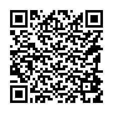 QR Code pour le numéro de téléphone +14194819180