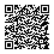 Código QR para número de telefone +14195585480