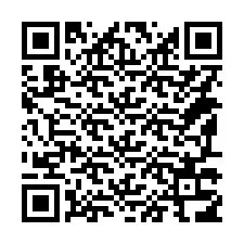 QR Code สำหรับหมายเลขโทรศัพท์ +14197316521