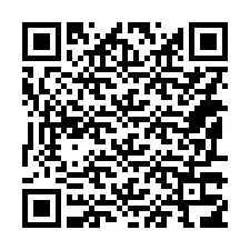 Código QR para número de telefone +14197316877