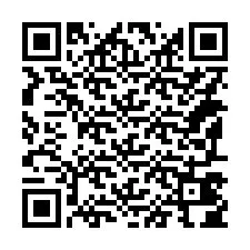 QR-code voor telefoonnummer +14197404035