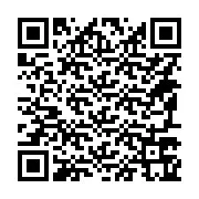 Código QR para número de teléfono +14197765802