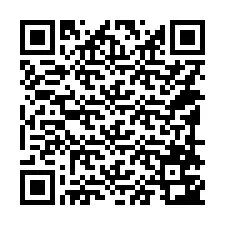 QR-koodi puhelinnumerolle +14198743758