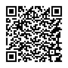 QR-koodi puhelinnumerolle +14199304134