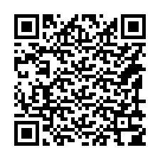 QR-koodi puhelinnumerolle +14199304155