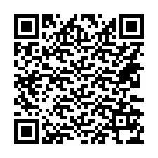 QR-koodi puhelinnumerolle +14232174157