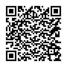 Código QR para número de teléfono +14232174361