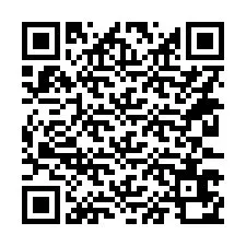 Código QR para número de teléfono +14233670570