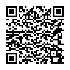 QR-code voor telefoonnummer +14242080601