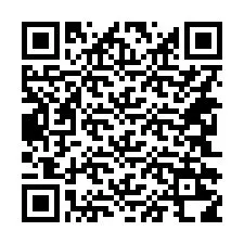 QR-koodi puhelinnumerolle +14242218473