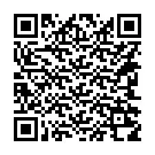 Código QR para número de telefone +14242218480