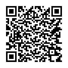 Código QR para número de teléfono +14242218489