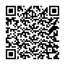 QR-koodi puhelinnumerolle +14242218491