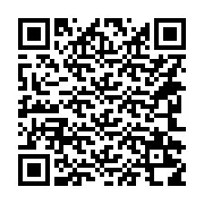 Código QR para número de telefone +14242218500