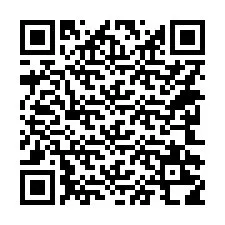 QR-koodi puhelinnumerolle +14242218508