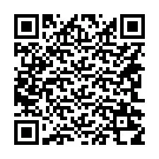 Kode QR untuk nomor Telepon +14242218512