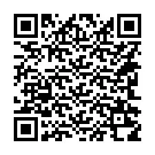 QR-code voor telefoonnummer +14242218514