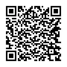 Código QR para número de teléfono +14242228426