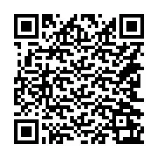 Código QR para número de teléfono +14242263399