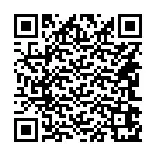 Codice QR per il numero di telefono +14242671053