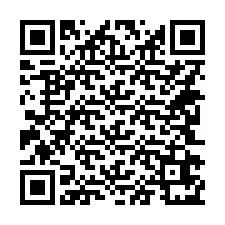 QR-code voor telefoonnummer +14242671066