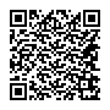 QR-код для номера телефона +14242671077