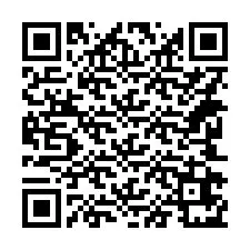 QR-code voor telefoonnummer +14242671085