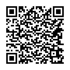 Código QR para número de telefone +14242671087