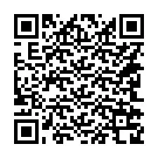 Código QR para número de teléfono +14242728418