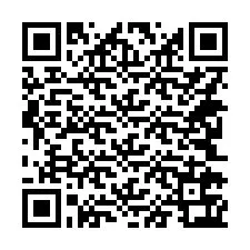 QR-koodi puhelinnumerolle +14242763836