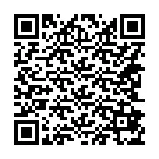 QR-koodi puhelinnumerolle +14242875096