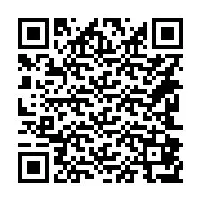 QR-код для номера телефона +14242877091