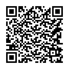 Código QR para número de telefone +14242925471