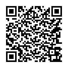 QR-code voor telefoonnummer +14243063854