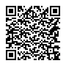 QR-koodi puhelinnumerolle +14243345065