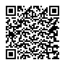 QR-код для номера телефона +14243374013