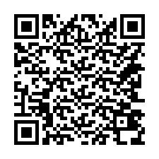 QR-koodi puhelinnumerolle +14243438399