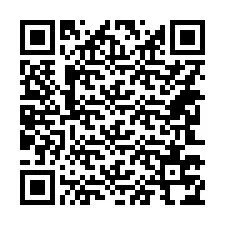 QR код за телефонен номер +14243774557