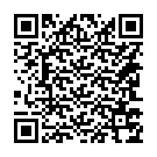 QR код за телефонен номер +14243774559