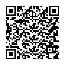 Código QR para número de teléfono +14243918741