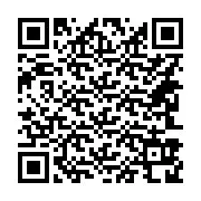 Código QR para número de telefone +14243928417